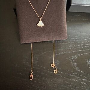 Bvlgari 18K Onyx & Diamond Divas' Dream necklace